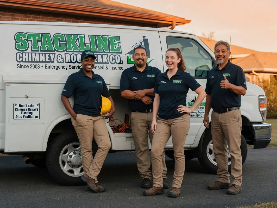 Chimney flashing repair company in Carencro, LA